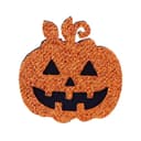 Декор на клеевой основе «Тыква с блёстками» набор 4 шт., размер 1 шт.: 4.3×4 см