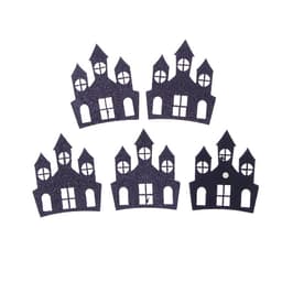Декор фетровый «Замок» набор 5 шт., размер 1 шт.: 4×6 см