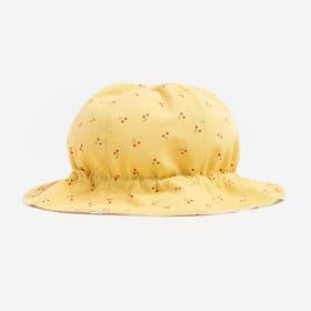 Панама детская MINAKU «Вишенка», размер 46, белая/жёлтая