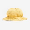 Панама детская MINAKU «Вишенка», размер 46, белая/жёлтая