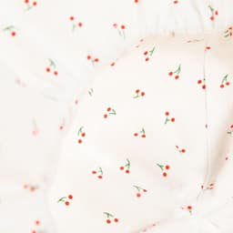 Панама детская MINAKU «Вишенка», размер 46, белая/жёлтая