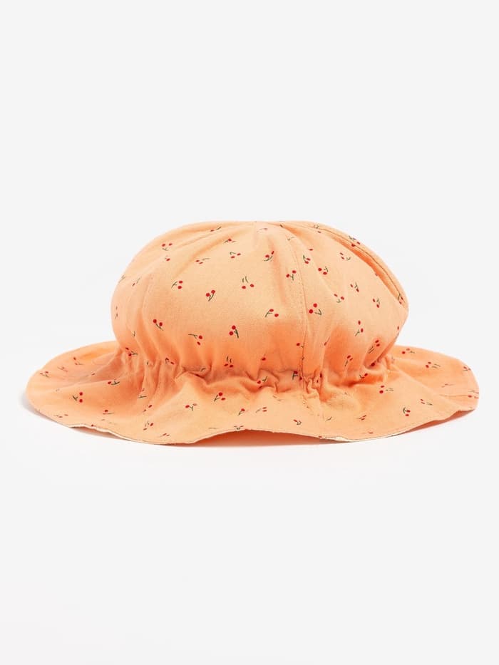 Панама детская MINAKU «Вишенка», размер 46, персиковая/бежевая