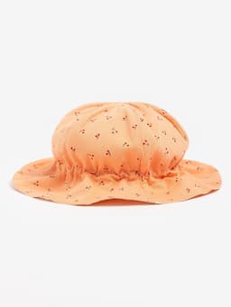 Панама детская MINAKU «Вишенка», размер 46, персиковая/бежевая