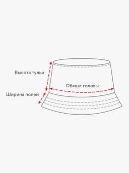 Панама детская MINAKU «Вишенка», размер 46, персиковая/бежевая