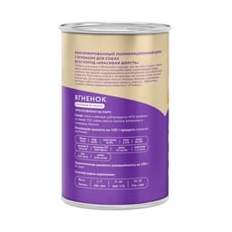 Влажный корм «Мнямс» «КРАСИВАЯ ШЕРСТЬ» для собак, ягненок в соусе, 400 г