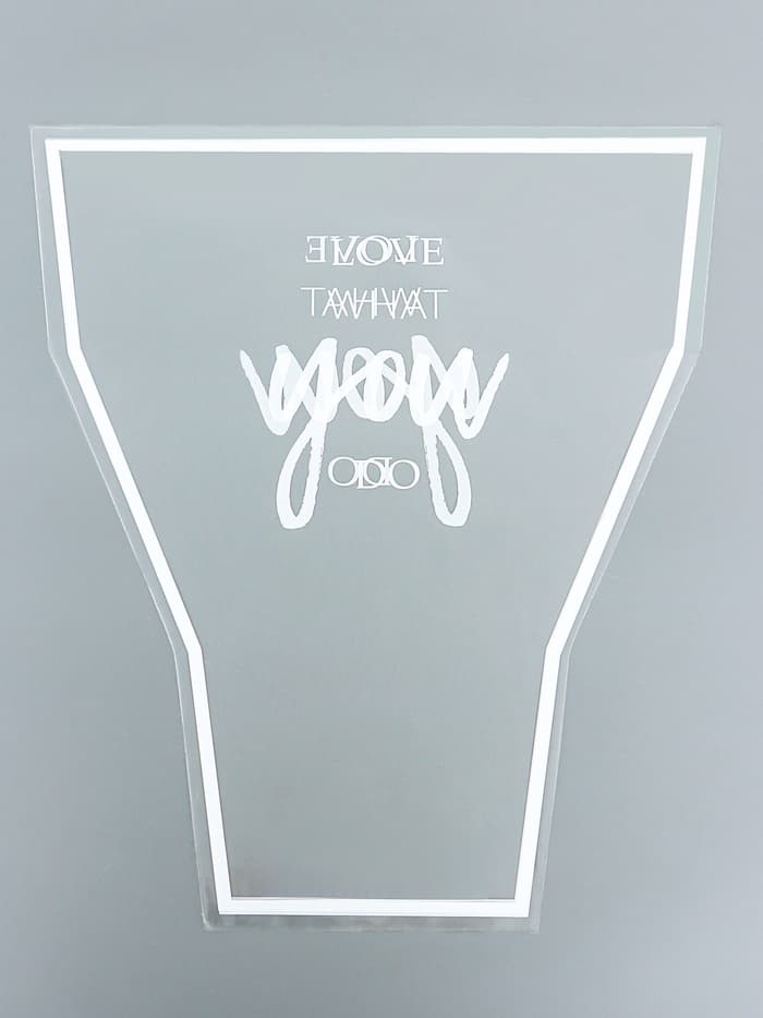 Пакет конус для цветов, «Рюмка», белый 35×40 см