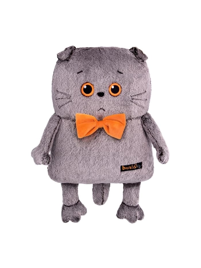 Мягкая игрушка «Кот-подушка в маске для сна», 34 см, МИКС