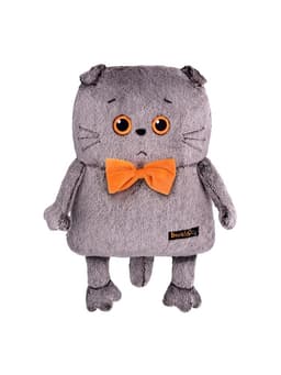 Мягкая игрушка «Кот-подушка в маске для сна», 34 см, МИКС