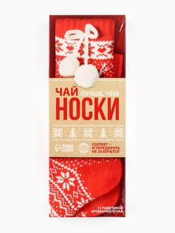 Чай подарочный «Носки», 12 шт. × 1.8 г