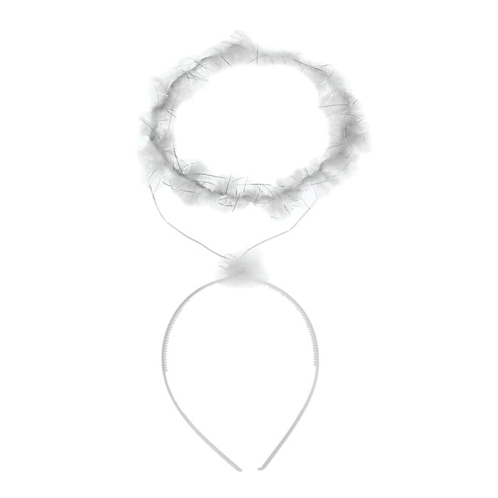 Карнавальный костюм «Ангел», нимб, крылья, юбка, 98-128 см