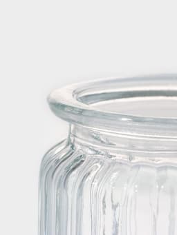 Банка для сыпучих Доляна «Зайка в золотом», 230 мл, с керамической крышкой, стекло, прозрачная