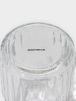 Банка для сыпучих Доляна «Зайка в золотом», 230 мл, с керамической крышкой, стекло, прозрачная