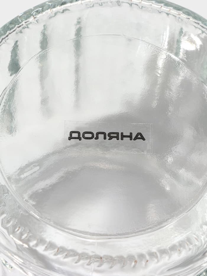 Банка для сыпучих Доляна «Зайка в золотом», 230 мл, с керамической крышкой, стекло, прозрачная