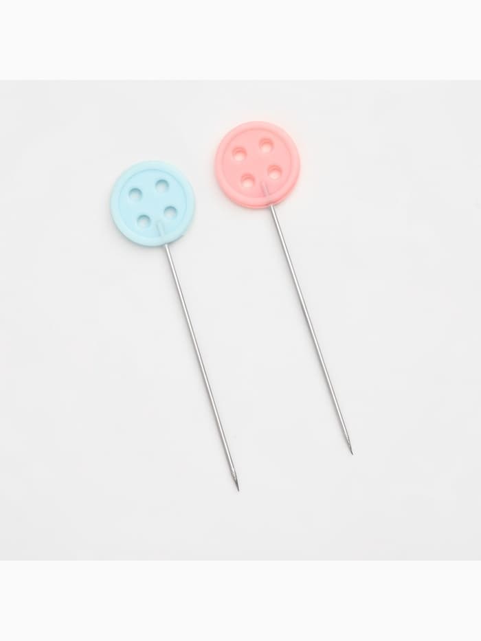 Булавки для квилтинга «Пуговица», 46 мм, 20 шт., разноцветные