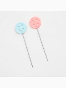 Булавки для квилтинга «Пуговица», 46 мм, 20 шт., разноцветные