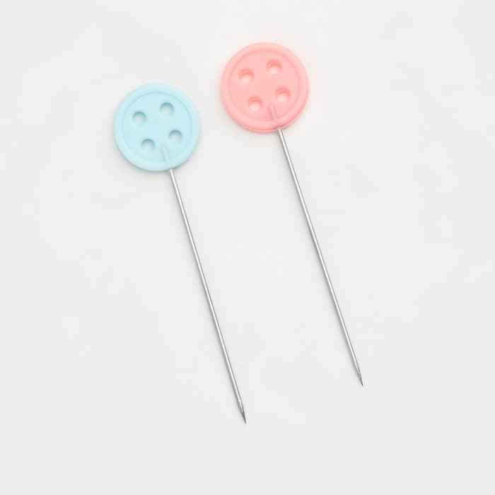 Булавки для квилтинга «Пуговица», 46 мм, 20 шт., разноцветные