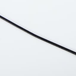 Нить для плетения, натуральная кожа, d=2 мм, 10±0.5 м, чёрная