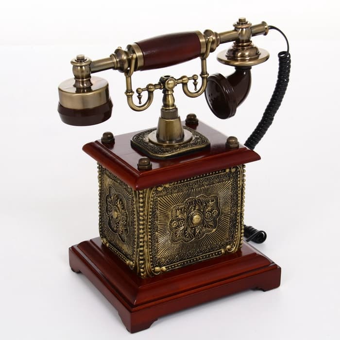 Ретро-телефон, громкая связь, 16.5×30 см