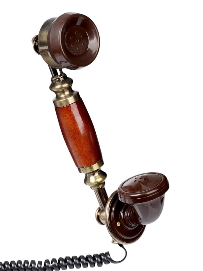 Ретро-телефон, громкая связь, 20×33 см