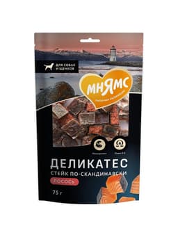 Лакомство «Мнямс Стейк по-скандинавски» для собак, 75 г