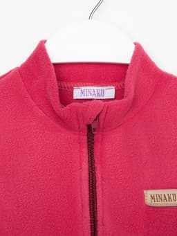 Комбинезон флисовый детский MINAKU, тёмно-розовый, размер 98-104 см
