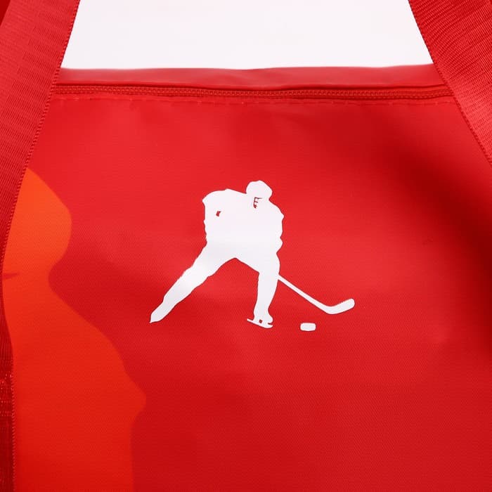 Сумка спортивная «RUSSIAN HOKEY», 47×28×24 см, цвет красный