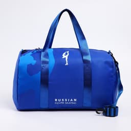 Сумка спортивная «RUSSIAN FIGURE SKATING», 47×28×24 см, синий