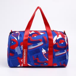 Сумка спортивная «RUSSIAN HOKEY», 47×28×24 см, цвет голубой