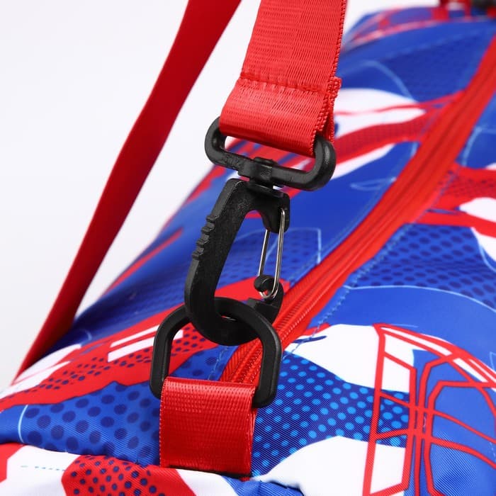 Сумка спортивная «RUSSIAN HOKEY», 47×28×24 см, цвет голубой