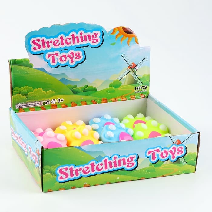 Сквиш антистресс - игрушка «Лапка» с пастой, МИКС