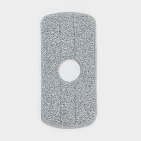 Насадка для швабры Raccoon, с вырезом, микрофибра, прямоугольная, 30×14.5 см, серая