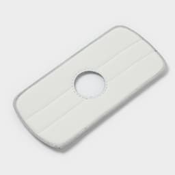 Насадка для швабры Raccoon, с вырезом, микрофибра, прямоугольная, 30×14.5 см, серая