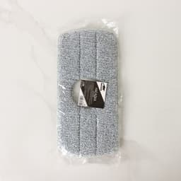 Насадка для швабры Raccoon, с вырезом, микрофибра, прямоугольная, 30×14.5 см, серая