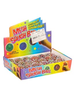 Антистресс игрушка-мялка в сетке, с гидрогелем, 5 см