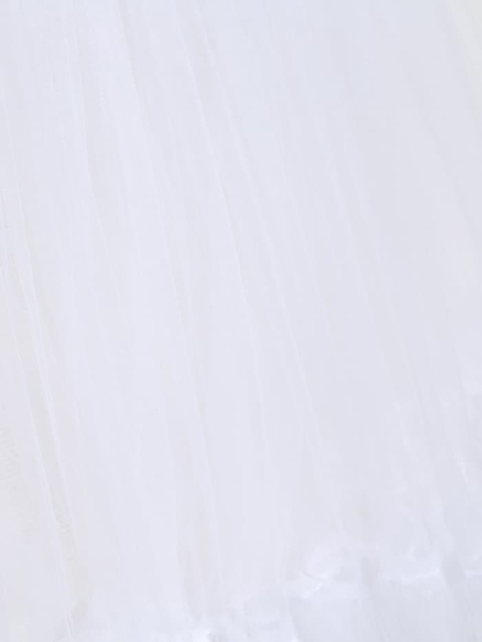 Платье нарядное для девочки MINAKU: PartyDress, белое, рост 110-116 см