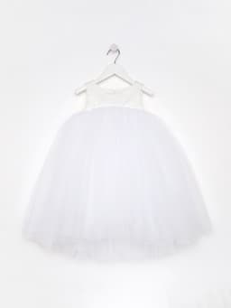 Платье нарядное детское MINAKU: PartyDress цвет белый, рост 110