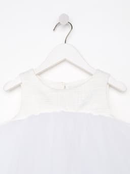 Платье нарядное детское MINAKU: PartyDress цвет белый, рост 110