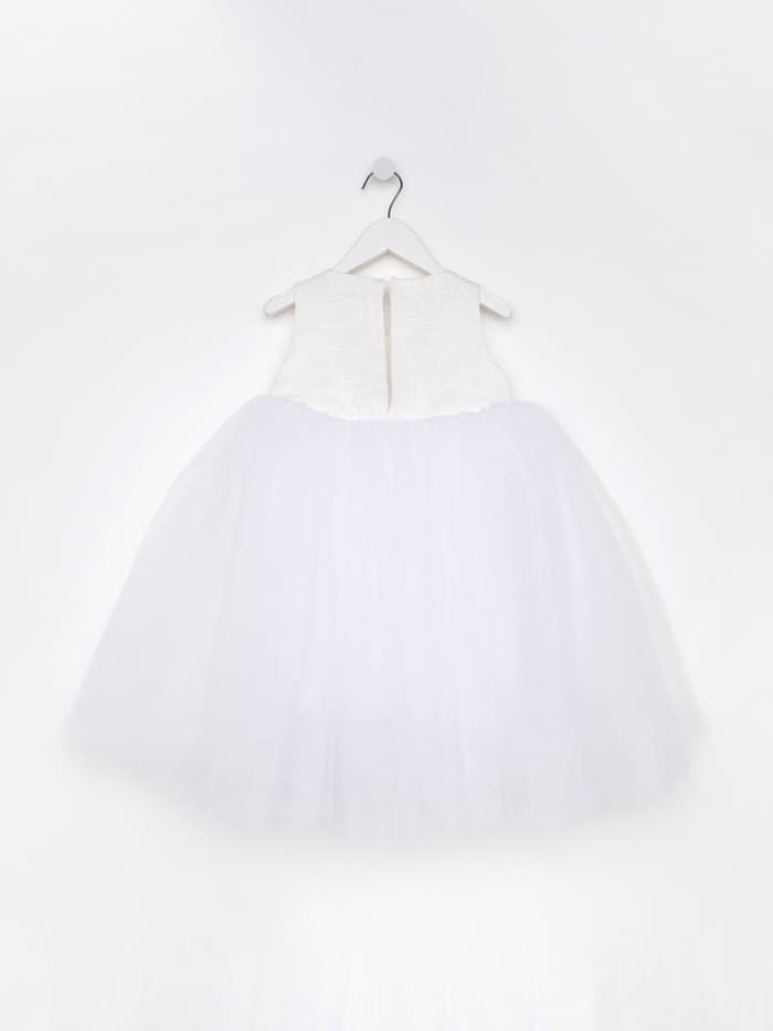 Платье нарядное детское MINAKU: PartyDress цвет белый, рост 110