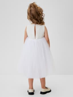 Платье нарядное детское MINAKU: PartyDress цвет белый, рост 110