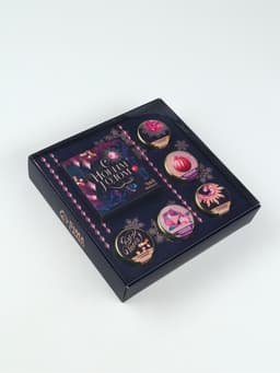 Подарочный набор новогодний «С Новым годом!»: чай чёрный (50 г), крем-мед (5 шт.×30 г)