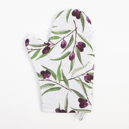 Варежка - прихватка «Доляна» Olives, 20×27 см, 100% хлопок, ватин 250 г/м²