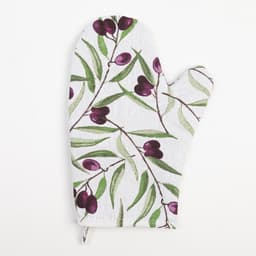 Варежка - прихватка «Доляна» Olives, 20×27 см, 100% хлопок, ватин 250 г/м²