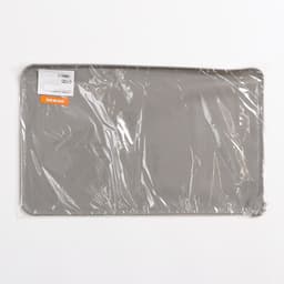 Коврик силиконовый под миску, 47×30 см, серый