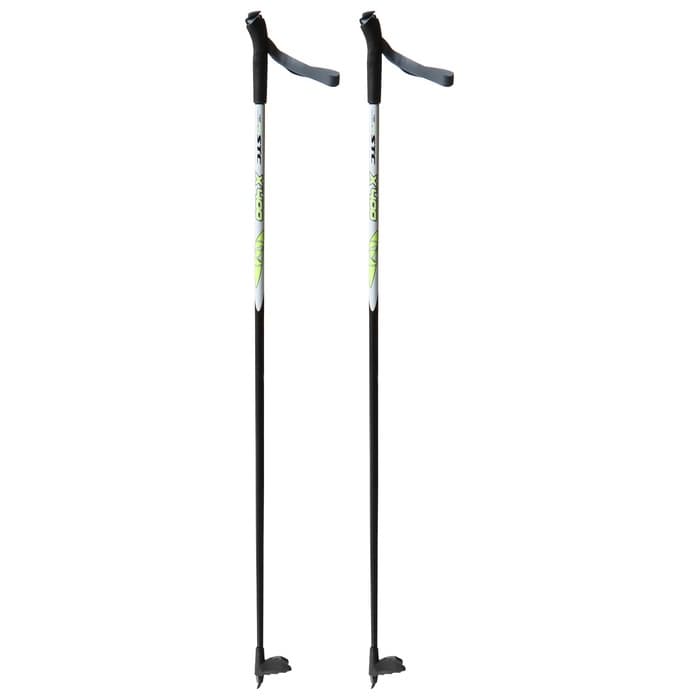 Палки лыжные стеклопластиковые, длина 110 см, цвет МИКС