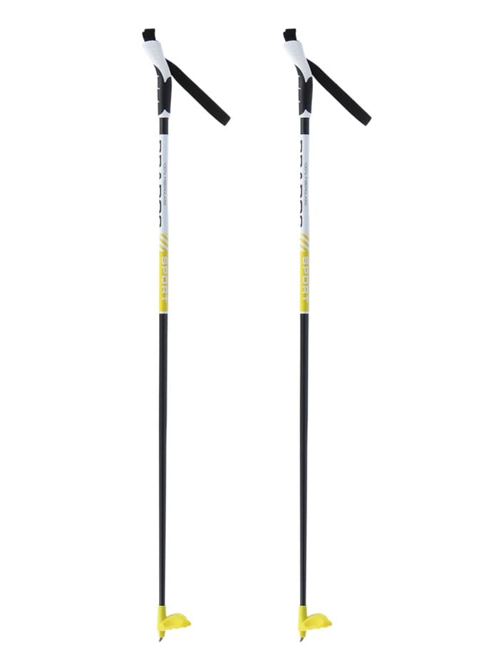 Палки лыжные стеклопластиковые, длина 110 см, цвет МИКС