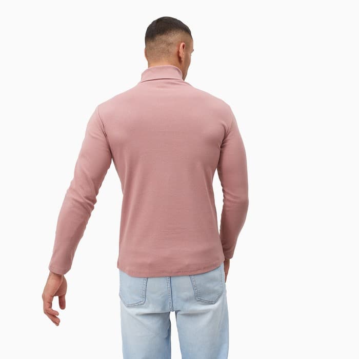 Водолазка мужская MINAKU: Basic line MAN, размер 48, цвет терракот