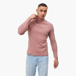 Водолазка мужская MINAKU: Basic line MAN, размер 44, цвет терракот