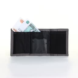 Кошелёк на липучке, серый