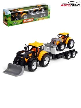 Трактор инерционный «Фермер», с прицепом и трактором