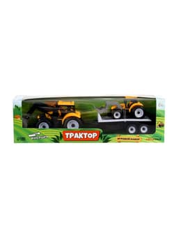 Трактор инерционный «Фермер», с прицепом и трактором